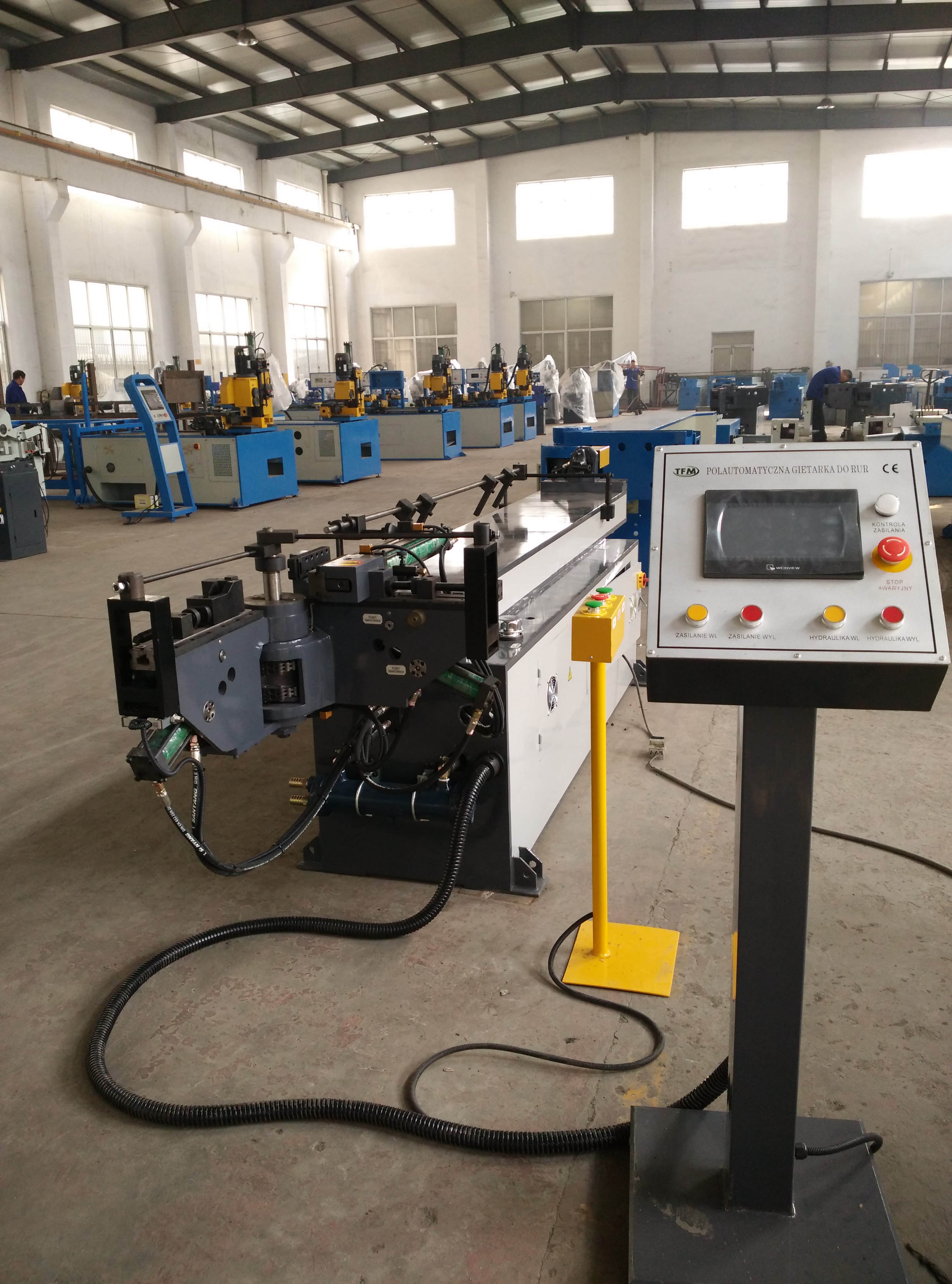 3 Roll 5 Axis Handmade Copper Tube Bending Machine from China